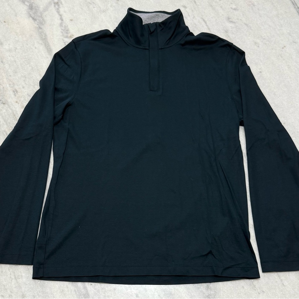 Banana Republic Luxury Touch Half-Zip Turtleneck Longsleeve Pullover Mens Large